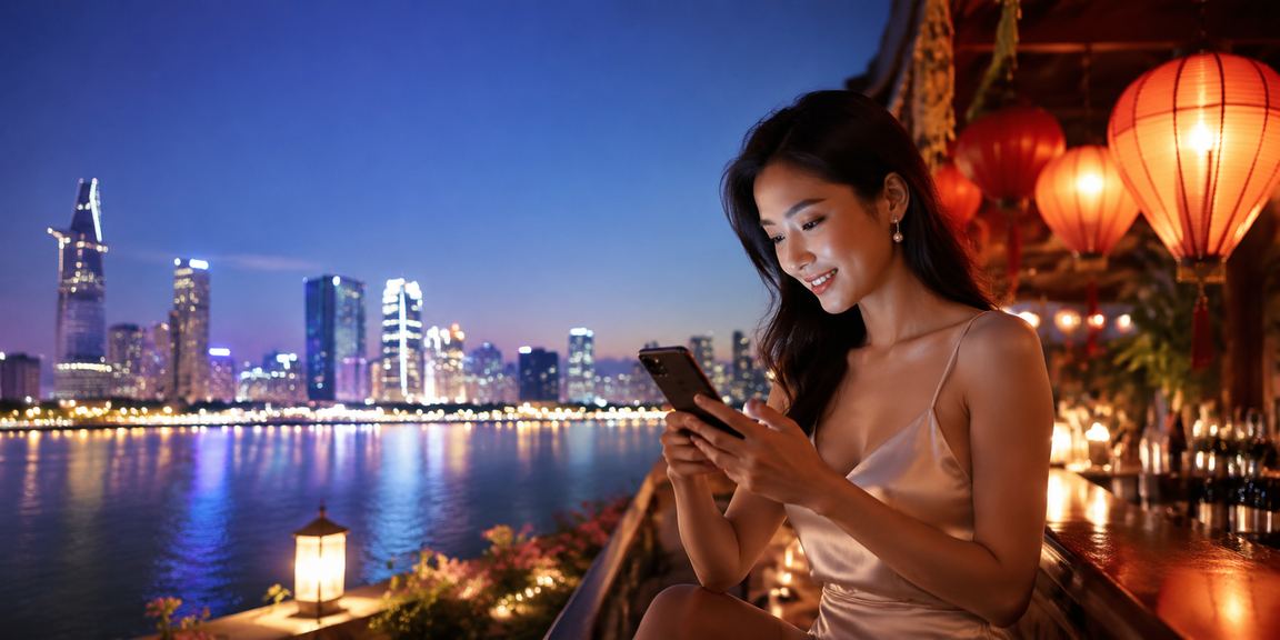 Giao diện điện thoại và máy tính của a28 với sắc thái đêm neon